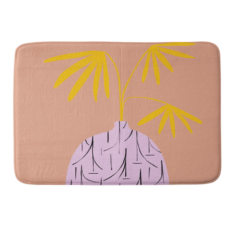 sandrapoliakov STILL LIFE SUMMER Memory Foam Bath Mat