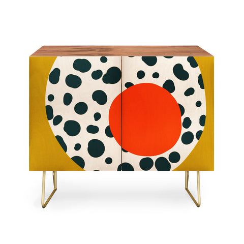 sandrapoliakov STILL LIFE WITH AN APPLE Credenza