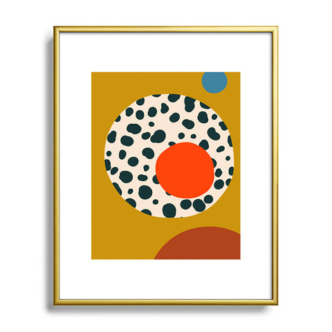 sandrapoliakov STILL LIFE WITH AN APPLE Metal Framed Art Print