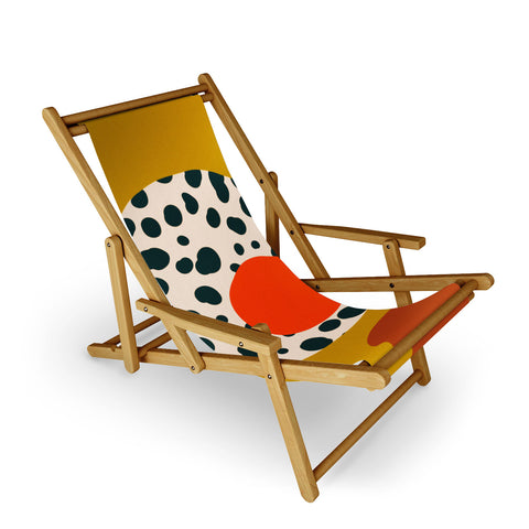 sandrapoliakov STILL LIFE WITH AN APPLE Sling Chair