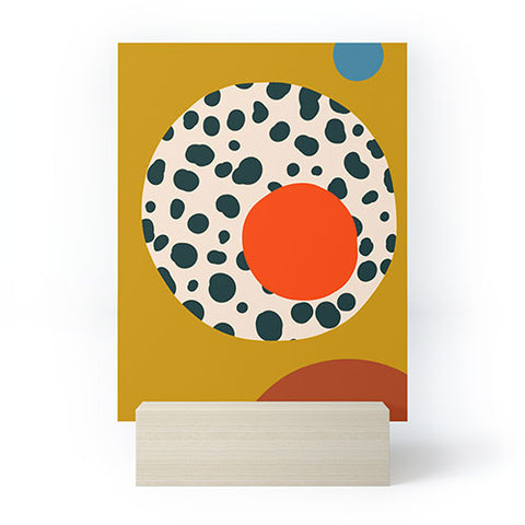 sandrapoliakov STILL LIFE WITH AN APPLE Mini Art Print