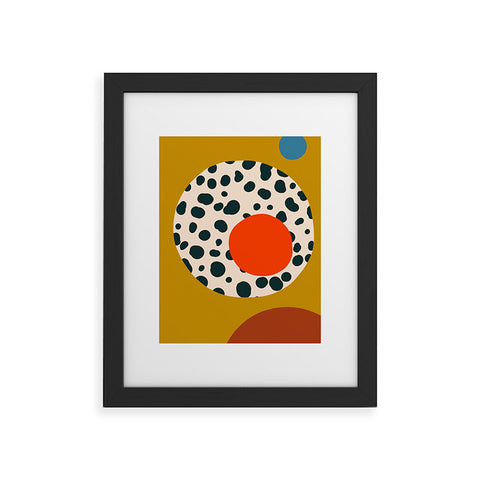 sandrapoliakov STILL LIFE WITH AN APPLE Framed Art Print
