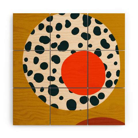 sandrapoliakov STILL LIFE WITH AN APPLE Wood Wall Mural