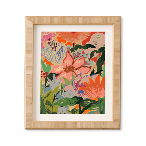 sandrapoliakov SUMMER BOUQUET II Framed Wall Art