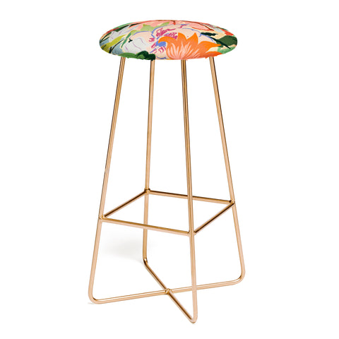 sandrapoliakov SUMMER BOUQUET II Bar Stool