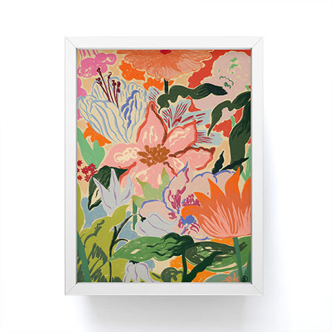 sandrapoliakov SUMMER BOUQUET II Framed Mini Art Print