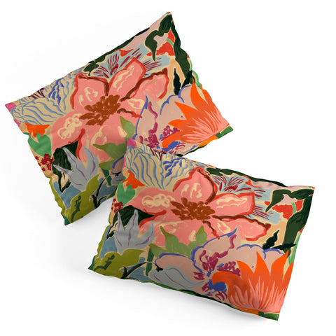 sandrapoliakov SUMMER BOUQUET II Pillow Shams