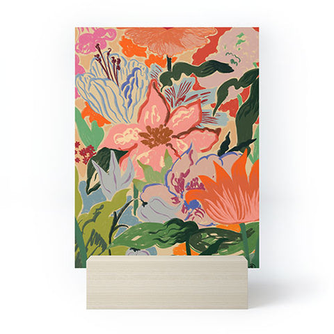 sandrapoliakov SUMMER BOUQUET II Mini Art Print