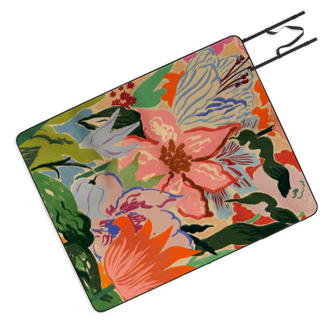 sandrapoliakov SUMMER BOUQUET II Picnic Blanket