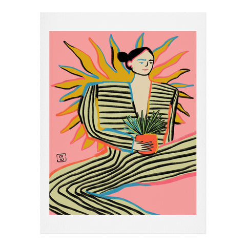 sandrapoliakov SUN POWER Art Print