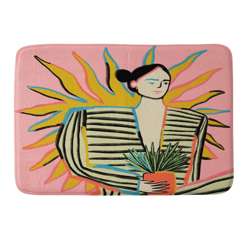 sandrapoliakov SUN POWER Memory Foam Bath Mat
