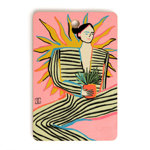 sandrapoliakov SUN POWER Cutting Board Rectangle