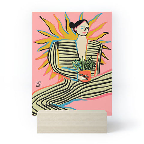 sandrapoliakov SUN POWER Mini Art Print