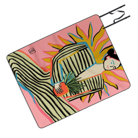 sandrapoliakov SUN POWER Outdoor Blanket