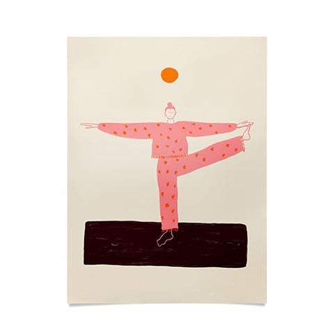 sandrapoliakov SUN SALUTATION Poster