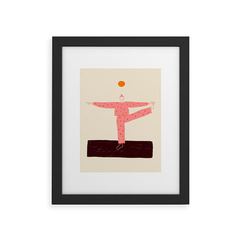 sandrapoliakov SUN SALUTATION Framed Art Print