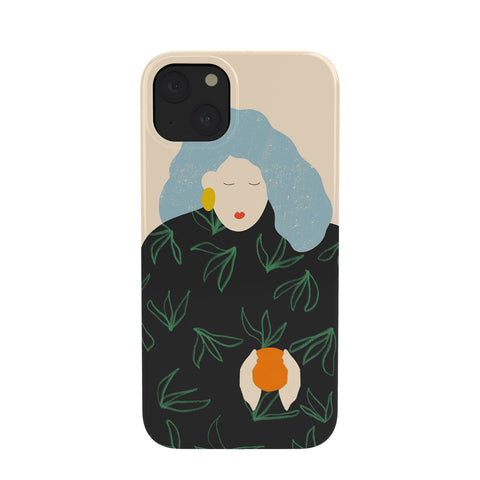 sandrapoliakov tangerine Phone Case