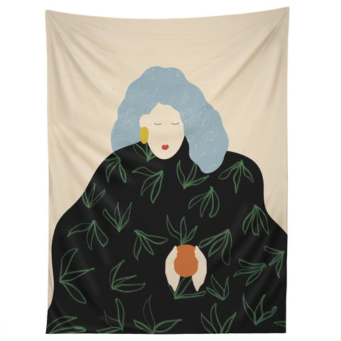 sandrapoliakov tangerine Tapestry