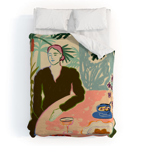 sandrapoliakov Tropical Brunch Duvet Cover