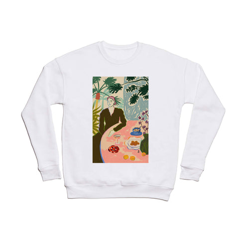 sandrapoliakov Tropical Brunch Crewneck Sweatshirt