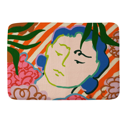 sandrapoliakov Under the Sun 2 Memory Foam Bath Mat