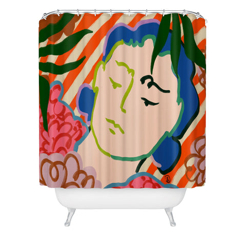 sandrapoliakov Under the Sun 2 Shower Curtain