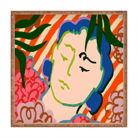 sandrapoliakov Under the Sun 2 Square Tray