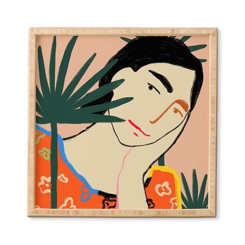 sandrapoliakov VACATION MOOD Framed Wall Art