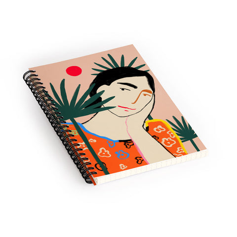 sandrapoliakov VACATION MOOD Spiral Notebook