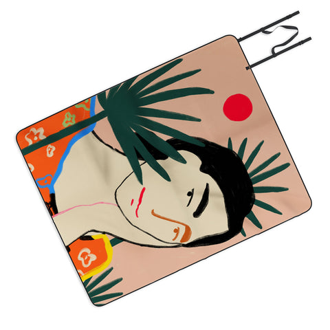 sandrapoliakov VACATION MOOD Outdoor Blanket