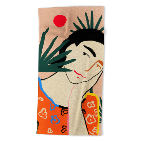sandrapoliakov VACATION MOOD Beach Towel