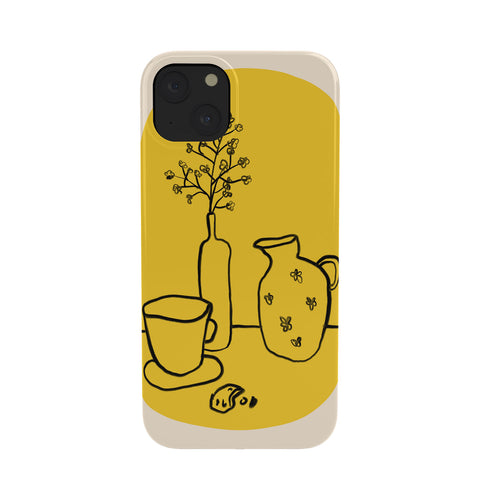 sandrapoliakov WARM SUMMER EVENING DOING NOTHING Phone Case