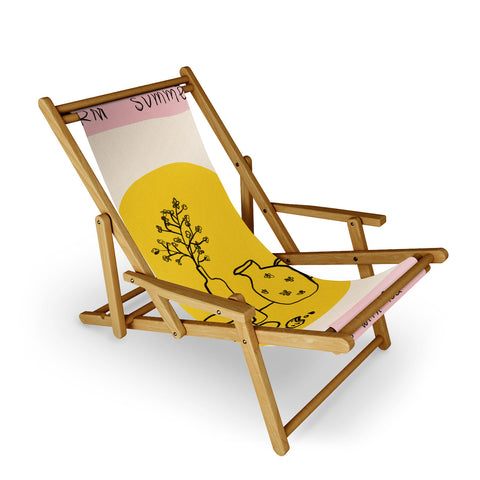sandrapoliakov WARM SUMMER EVENING DOING NOTHING Sling Chair