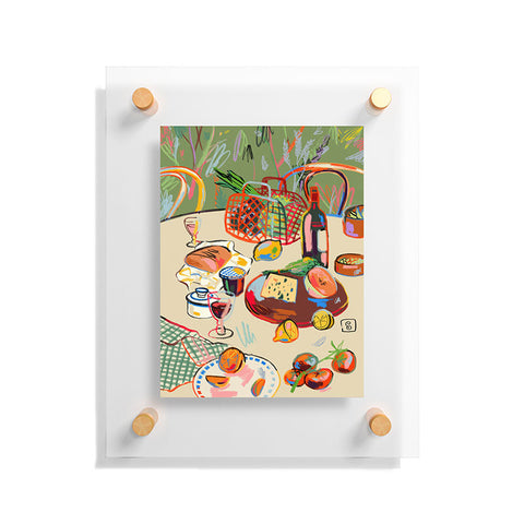 sandrapoliakov WINE BREAK Floating Acrylic Print