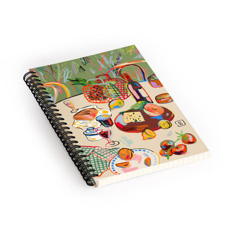 sandrapoliakov WINE BREAK Spiral Notebook