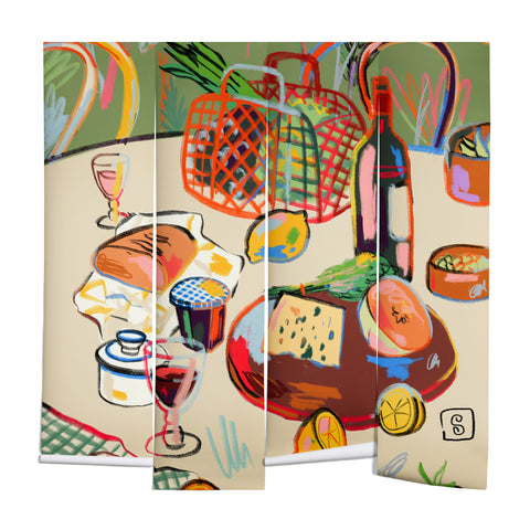 sandrapoliakov WINE BREAK Wall Mural
