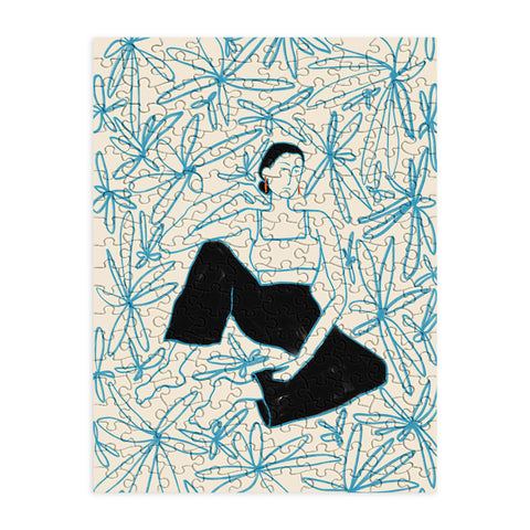 sandrapoliakov WOMAN IN A FIELD OF FLOWERS Puzzle