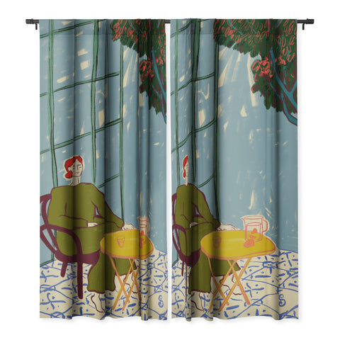 sandrapoliakov WOMAN UNDER A TREE Blackout Non Repeat