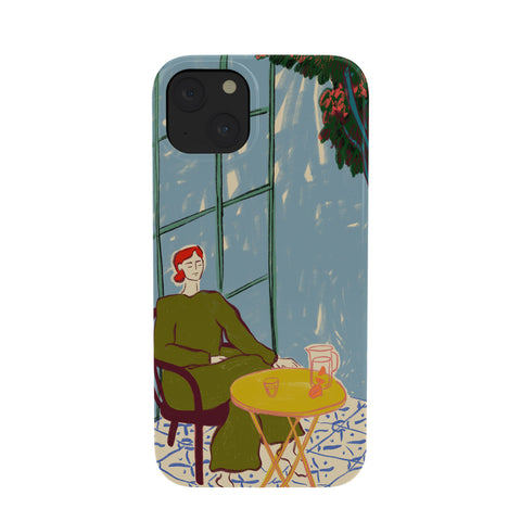 sandrapoliakov WOMAN UNDER A TREE Phone Case