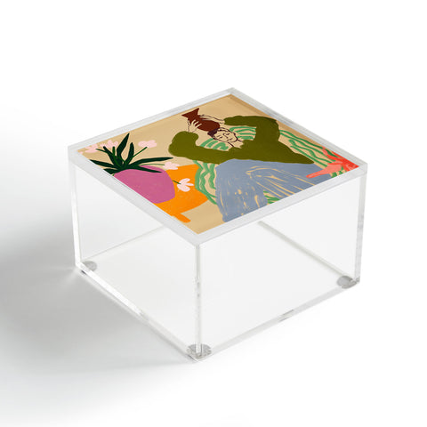 sandrapoliakov WOMAN WITH VESSEL Acrylic Box