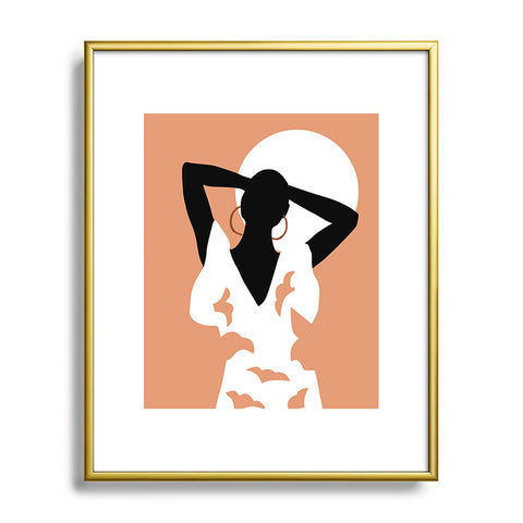 Sara Garvia Beach days Metal Framed Art Print