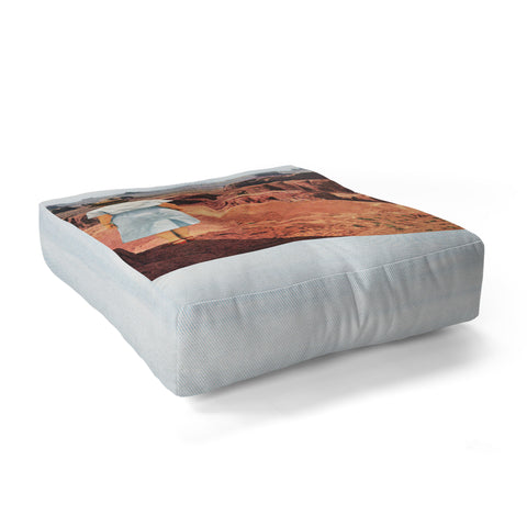 Sarah Eisenlohr Canyons Floor Pillow Square