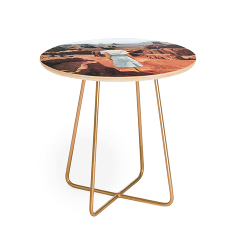 Sarah Eisenlohr Canyons Round Side Table
