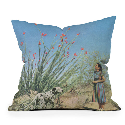 Sarah Eisenlohr Desert Dots I Throw Pillow