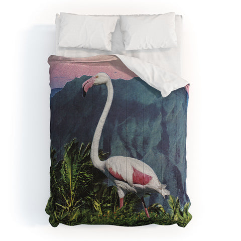 Sarah Eisenlohr Flamingo I Comforter