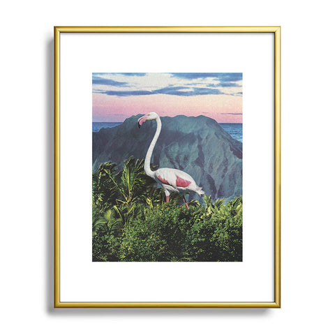 Sarah Eisenlohr Flamingo I Metal Framed Art Print