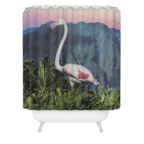Sarah Eisenlohr Flamingo I Shower Curtain