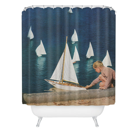 Sarah Eisenlohr Harbor Shower Curtain