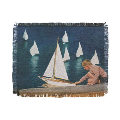 Sarah Eisenlohr Harbor Throw Blanket