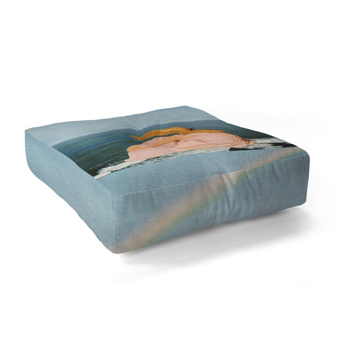 Sarah Eisenlohr Hopeful Floor Pillow Square